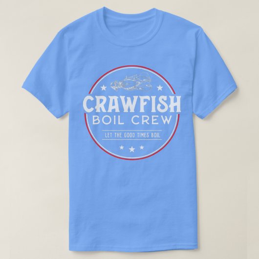 Crawfish Boil Crew Matching Cajun Seafood Crayfish T-shirt (Design voorkant)
