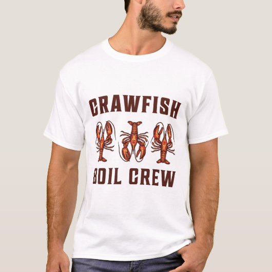 Crawfish Boil Crew T-Shirt (Voorkant)