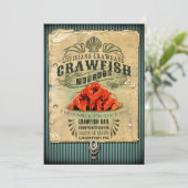Crawfish Boil / elke gelegenheid Kaart (Staand voorkant)