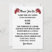 Crawfish Boil / elke gelegenheid Kaart (Achterkant)
