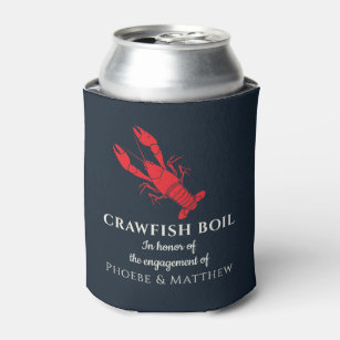 Crawfish Boil Engagement Party Blikjeskoeler