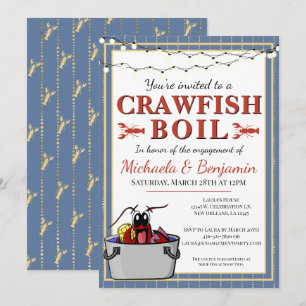 Crawfish Boil Engagement Party — Eparen — Shower