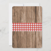 Crawfish Boil Engagement Party — Eparen — Shower Kaart (Achterkant)