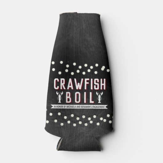 Crawfish Boil Engagement Party Flesjeskoeler (Voorkant)
