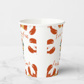 Crawfish Boil Engagement Party-Love & Crawfish Papieren Bekers (Links)