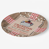 Crawfish Boil Engagement Party Papieren Bordje (Gekanteld)