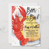 Crawfish Boil Engagement Party Uitnodiging (Voorkant)