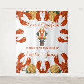 Crawfish Boil Engagement Party Wandkleed (Voorkant)