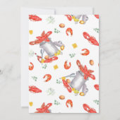 Crawfish Boil Familie Jaarlijkse Seafood Cookout Kaart (Achterkant)