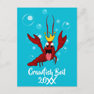 Crawfish Boil Family Reunion Invitation Briefkaart