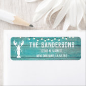 Crawfish Boil Family Reunion Seafood Party Etiket (Insitu)