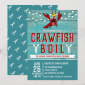 Crawfish Boil Family Reunion Seafood Party Kaart (Voorkant / Achterkant)