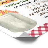 Crawfish Boil Fundraiser evenement sjabloon Poster (Hoek)