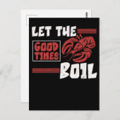 Crawfish Boil Funny Crayfish Cook Lobsters Briefkaart (Voorkant / Achterkant)