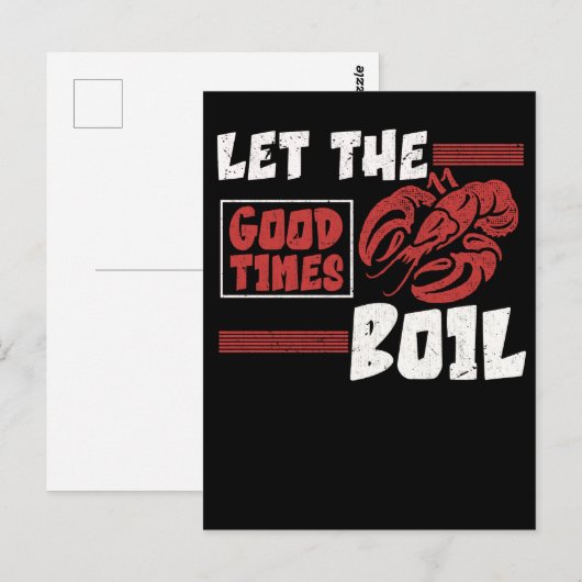 Crawfish Boil Funny Crayfish Cook Lobsters Briefkaart (Voorkant / Achterkant)
