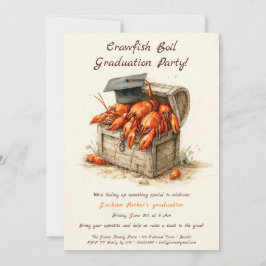 Crawfish Boil Graduation Party | Southern Style Kaart