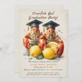 Crawfish Boil Graduation Party | Southern Style  Kaart (Voorkant / Achterkant)