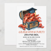 Crawfish Boil Graduation Party | Zuidelijke stijl Kaart (Voorkant / Achterkant)