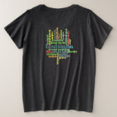 Crawfish Boil Grote Maat T-shirt (Design achterkant)