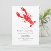 Crawfish Boil Housewarming Party Aankondiging (Staand voorkant)