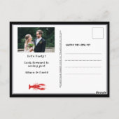 Crawfish Boil I DO Verloving Photo Invitation Briefkaart (Achterkant)