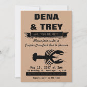 Crawfish Boil Inaviation, Wedding Shower Kaart (Voorkant)