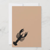 Crawfish Boil Inaviation, Wedding Shower Kaart (Achterkant)