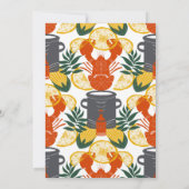 Crawfish Boil Invitation - Krijg uw Cajun op! Kaart (Achterkant)