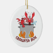 Crawfish Boil Keramisch Ornament (Rechts)