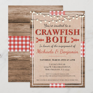 Crawfish Boil Lobster Engagement Party