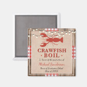 Crawfish Boil Lobster Graduation Party Rustic Magneet (Voorkant / Achterkant)