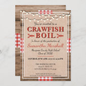 Crawfish Boil Lobster High School Graduparty Kaart (Voorkant / Achterkant)
