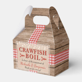 Crawfish Boil Lobster Rustic Engagement Party Bedankdoosjes