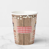 Crawfish Boil Lobster Rustic Engagement Party Papieren Bekers (Links)