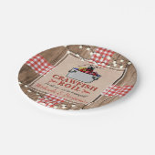 Crawfish Boil Lobster Rustic Engagement Party Papieren Bordje (Gekanteld)