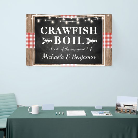 Crawfish Boil Lobster Rustic Engagement Party Spandoek (Beurs)