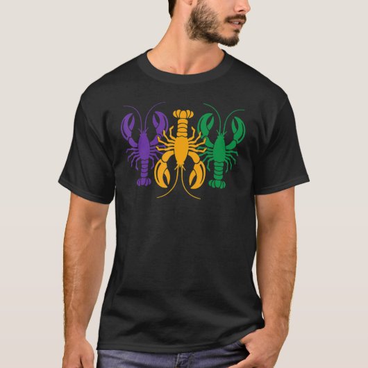 Crawfish Boil Mardi Gras Crawfish Cook Funny Holid T-shirt (Voorkant)