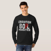 Crawfish Boil Master Cajun Mannen Vrouwen T-shirt (Voorkant volledig)