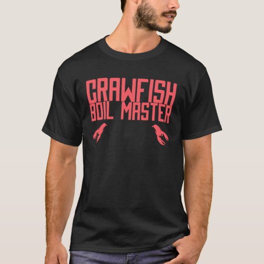 Crawfish Boil Master Cajun Party T-shirt (Voorkant)