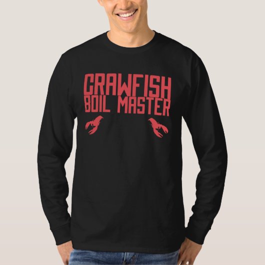 Crawfish Boil Master Cajun Party T-shirt (Voorkant)