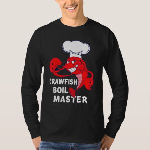Crawfish Boil Master Cajun Seafood Festival Vintag T-shirt