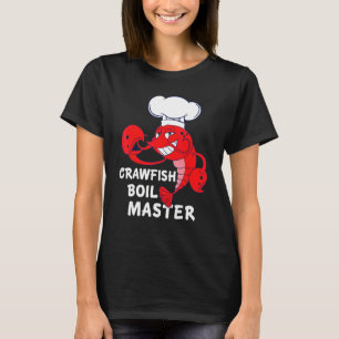 Crawfish Boil Master Cajun Seafood Festival Vintag T-shirt