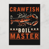 Crawfish Boil Master Funny Crayfish Cook Briefkaart (Voorkant)