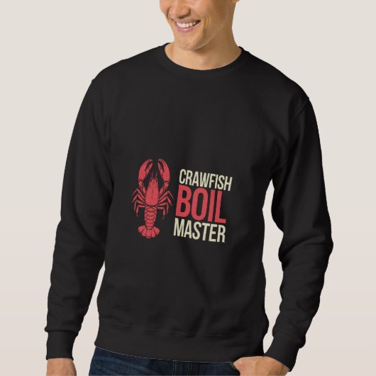 Crawfish Boil Master Seafood Cajun Koken -- Trui (Voorkant)