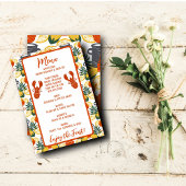 Crawfish Boil Menu Kaart – Cajun Vis en zeevruchte