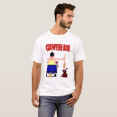 Crawfish Boil met Dog T-shirt (Voorkant volledig)
