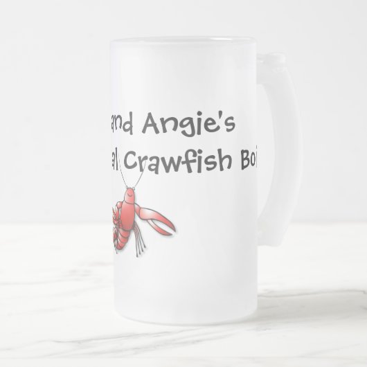 Crawfish Boil-Mok Matglas Bierpul (Voorkant rechts)