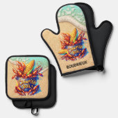 Crawfish Boil Ovenwant & Pannenlap Set (Voorkant / Achterkant)