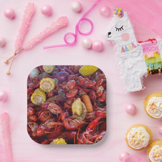 CRAWFISH BOIL PAPER BORD (Feest)