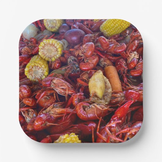CRAWFISH BOIL PAPER BORD (Voorkant)